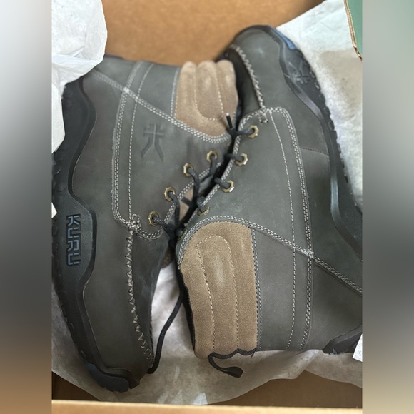 KURU Quest Boots Mens Size 10.5 Woodstock Brown Leather Ankle Hiking Comfort - Picture 10 of 13